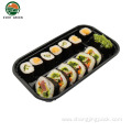 Disposable Plastic Japanese Patterned Sashimi Box With Lid